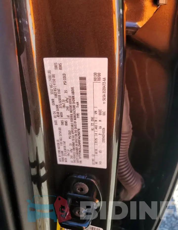 1FTFW3LD9RFA25076 Photo# 12