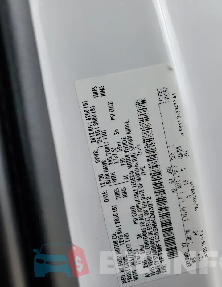 1FTMF1C55MKD03072 Photo# 12