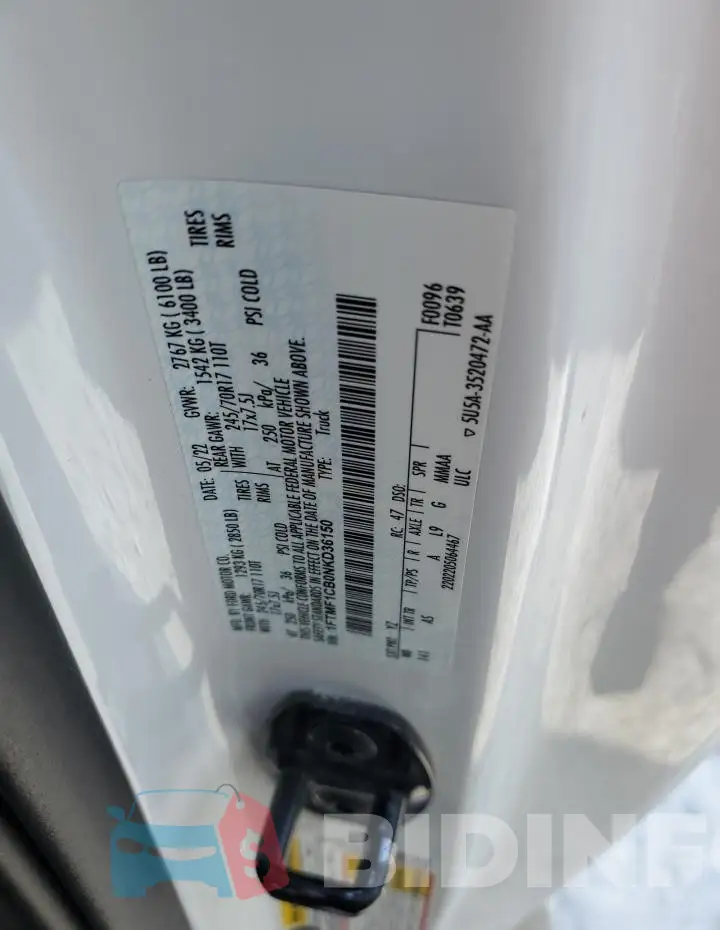 1FTMF1CB0NKD36150 Photo# 12
