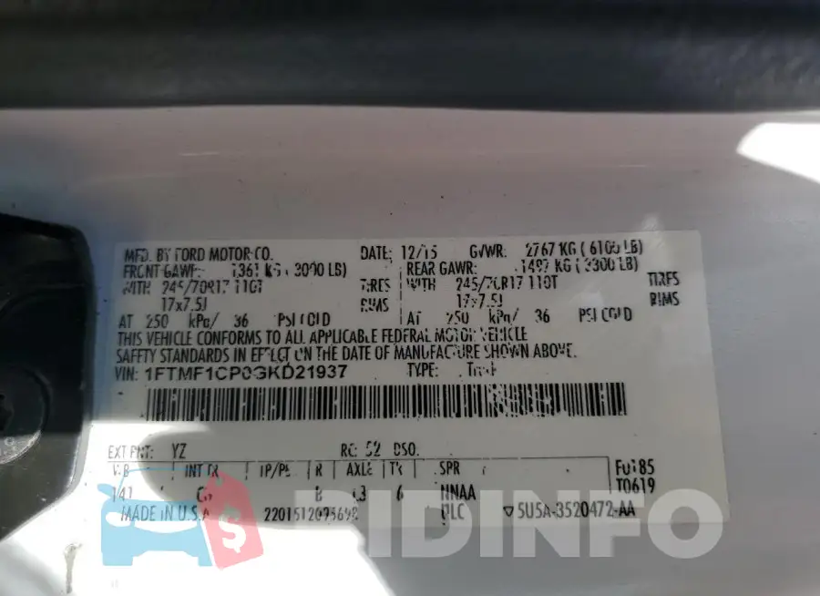 1FTMF1CP0GKD21937 Photo# 13