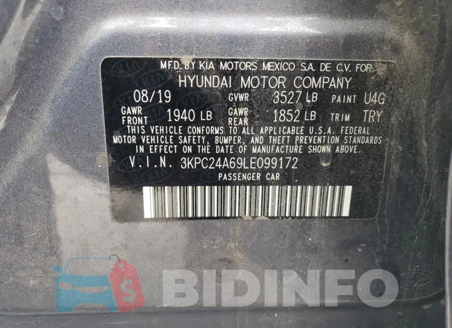 3KPC24A69LE099172 Photo# 13