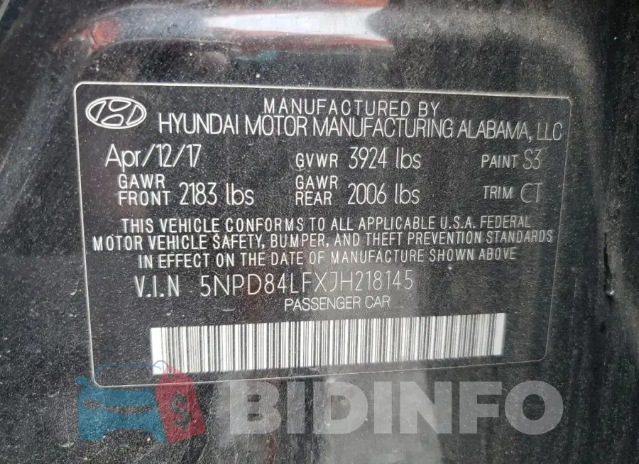 5NPD84LFXJH218145 Photo# 12