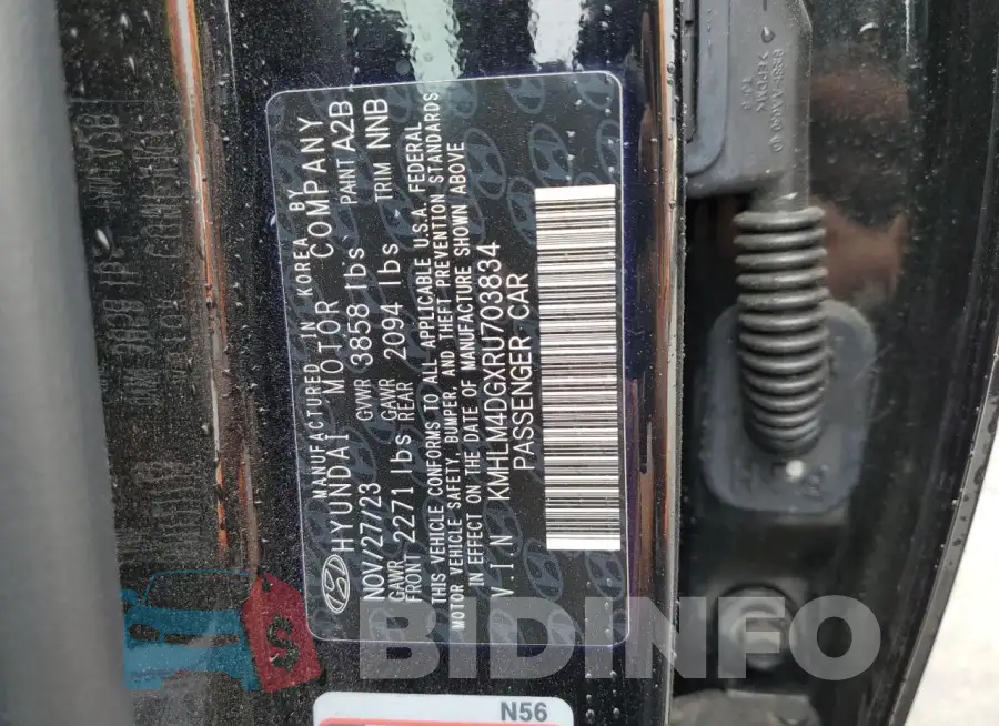 KMHLM4DGXRU703834 Photo# 13