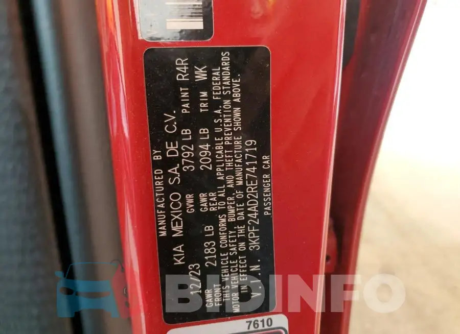 3KPF24AD2RE741719 Photo# 13