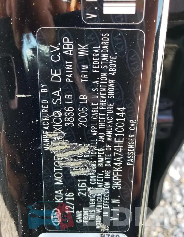 3KPFK4A74HE100144 Photo# 12