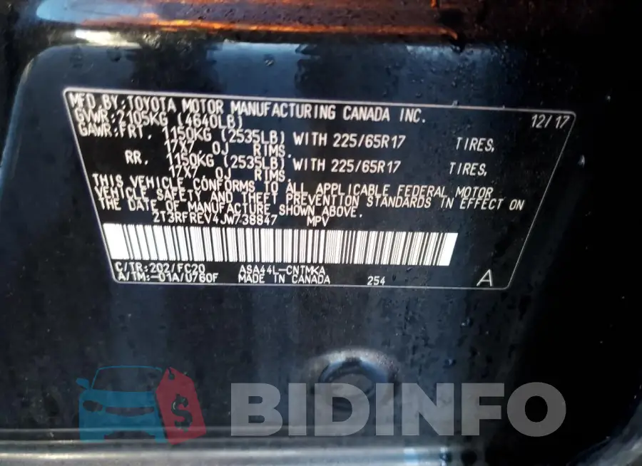 2T3RFREV4JW738847 Photo# 14