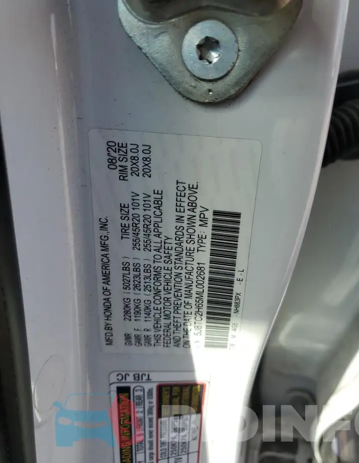 5J8TC2H65ML002681 Photo# 13