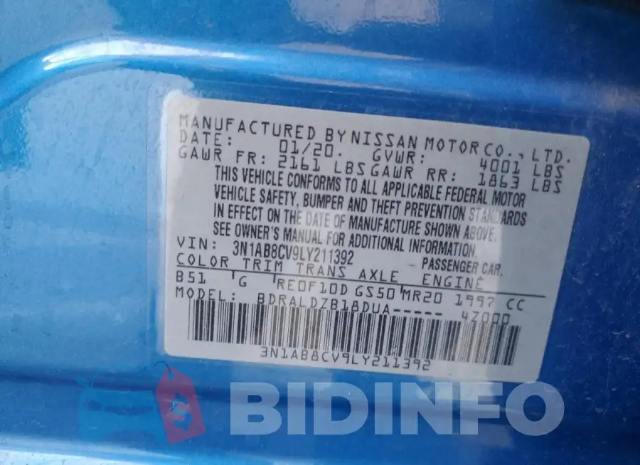 3N1AB8CV9LY211392 Photo# 12