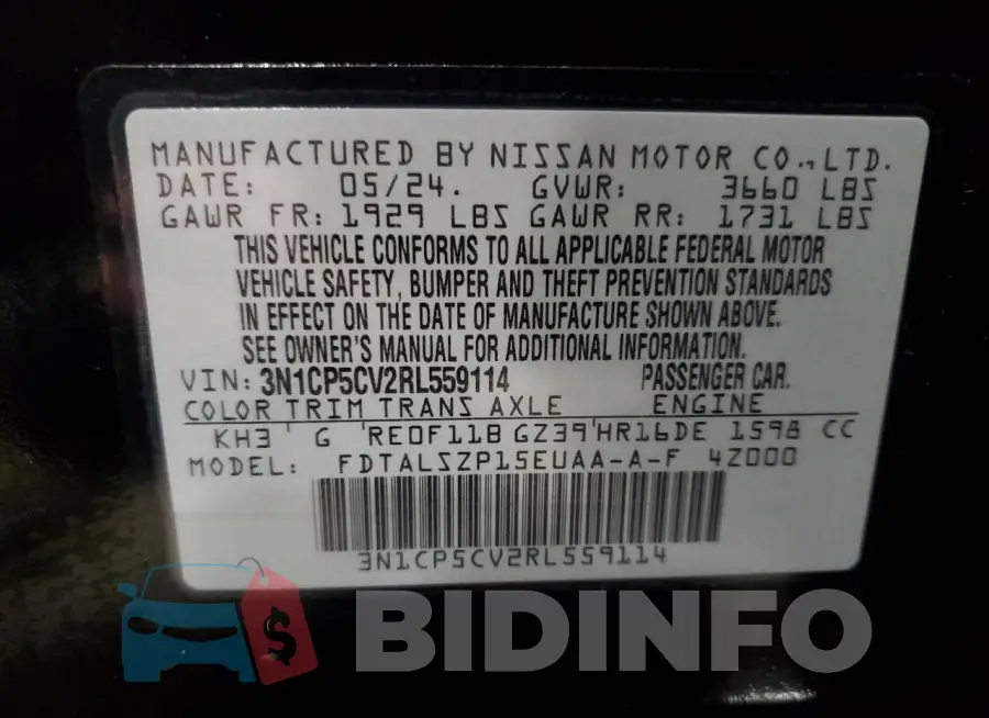3N1CP5CV2RL559114 Photo# 14