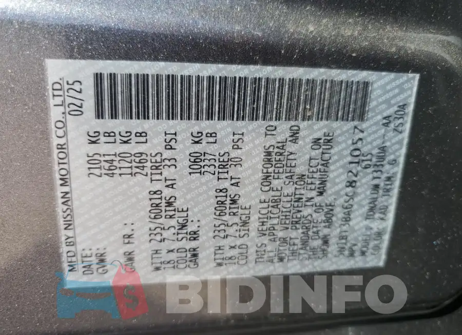 5N1BT3BA6SC821057 Photo# 14