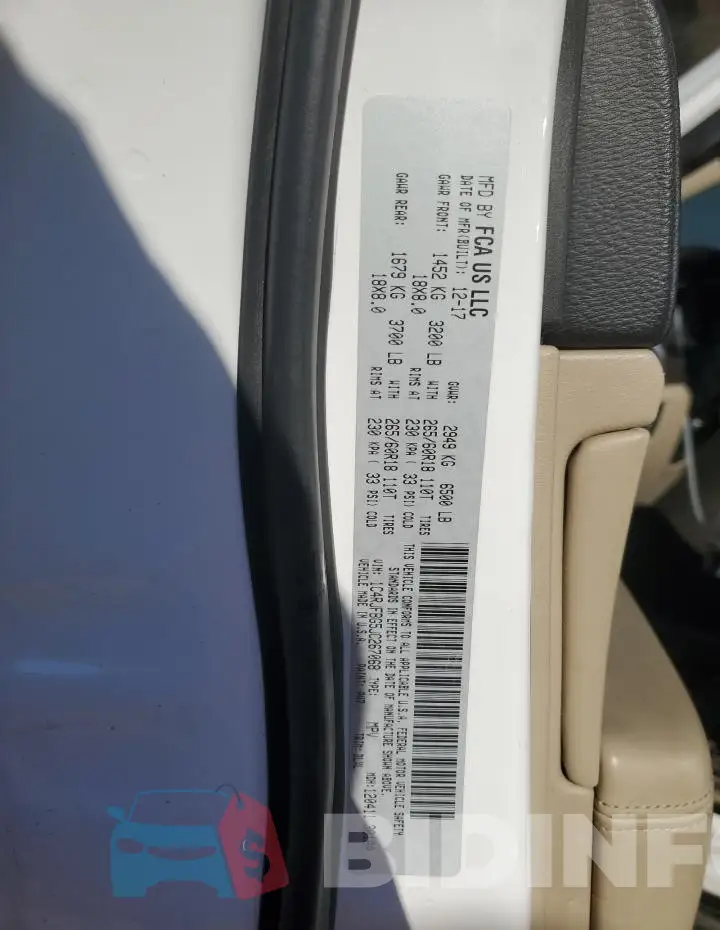 1C4RJFBG5JC267068 Photo# 12