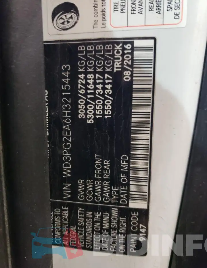WD3PG2EA6H3215443 Photo# 13