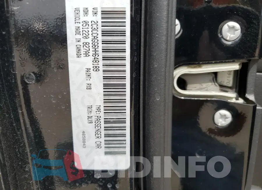 2C3CCAGG6HH648189 Photo# 12