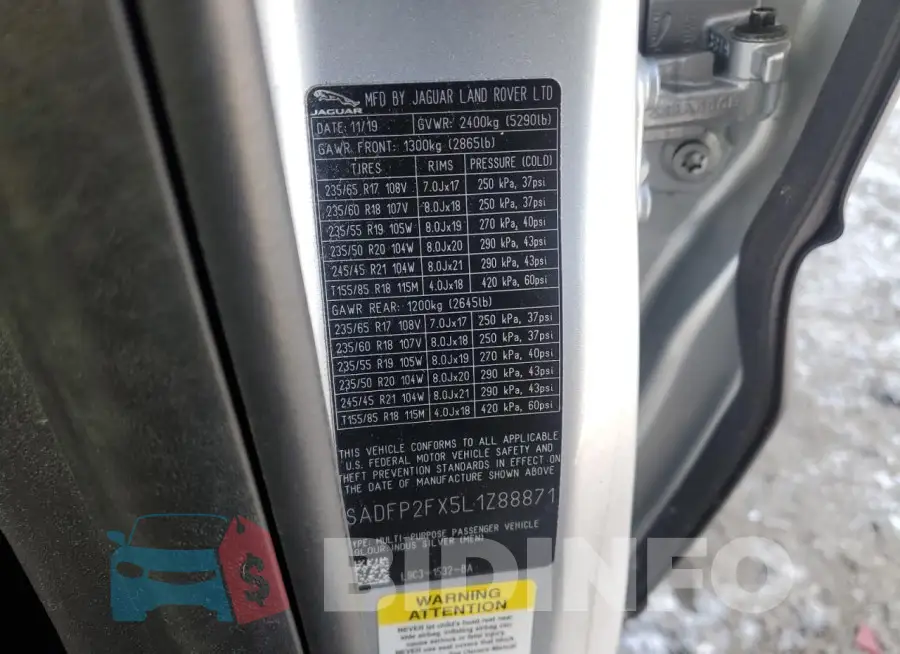 SADFP2FX5L1Z88871 Photo# 13