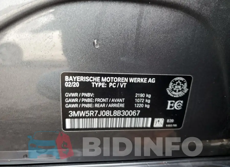 3MW5R7J08L8B30067 Photo# 12