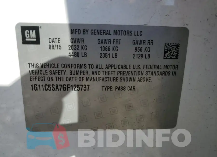 1G11C5SA7GF125737 Photo# 12