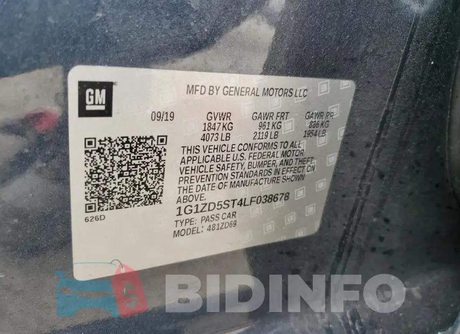 1G1ZD5ST4LF038678 Photo# 12