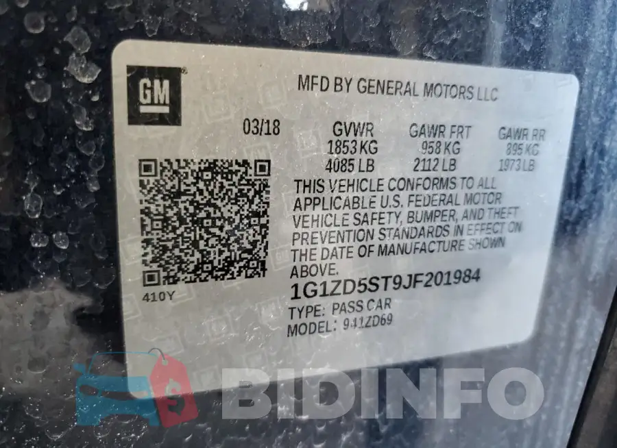 1G1ZD5ST9JF201984 Photo# 12