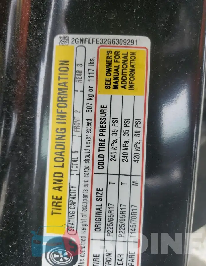 2GNFLFE32G6309291 Photo# 13