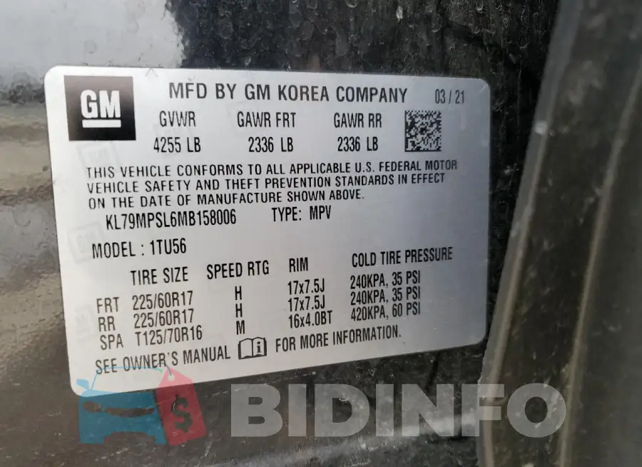 KL79MPSL6MB158006 Photo# 13