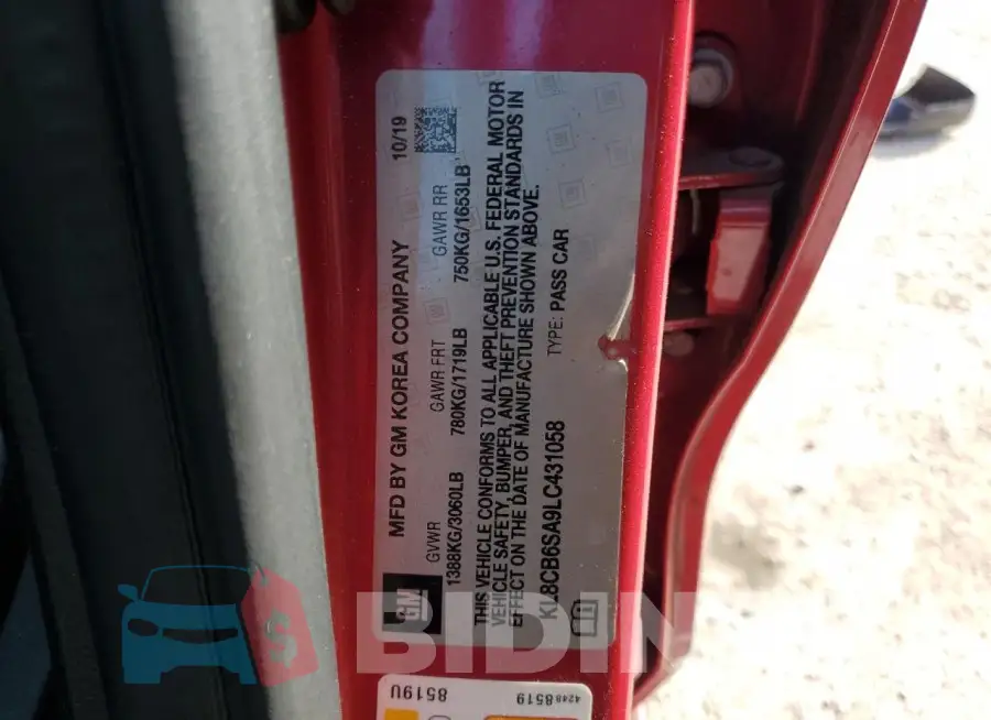KL8CB6SA9LC431058 Photo# 12
