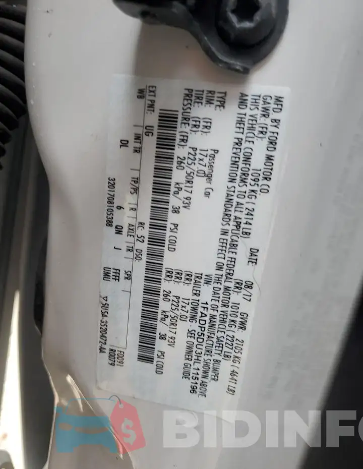 1FADP5DU3HL115196 Photo# 12