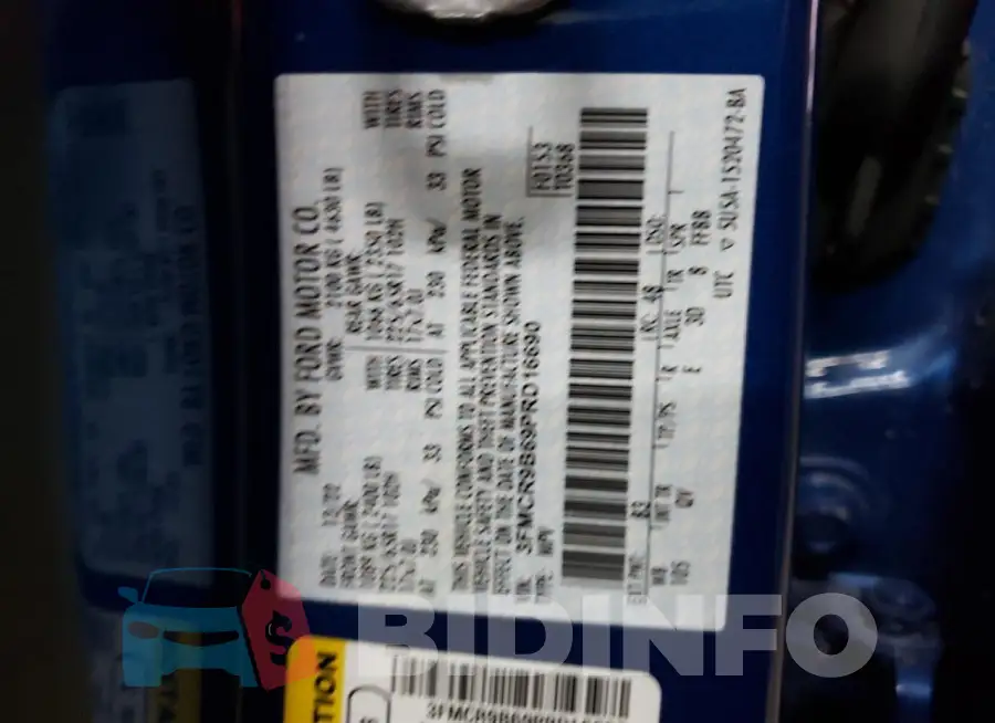 3FMCR9B69PRD16690 Photo# 13