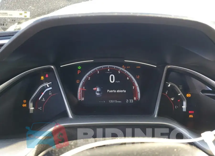 2HGFC2F80LH525538 Photo# 9