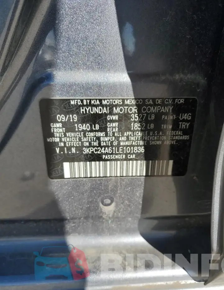 3KPC24A61LE101836 Photo# 12