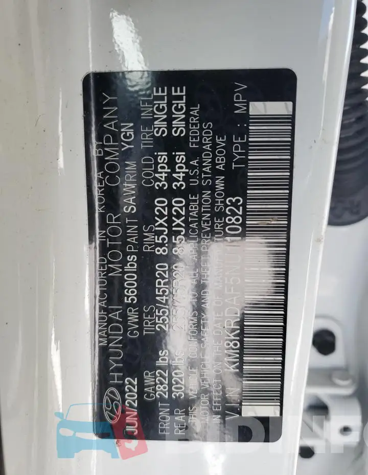 KM8KRDAF5NU110823 Photo# 14