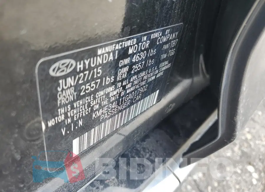 KMHE34L11GA017902 Photo# 12