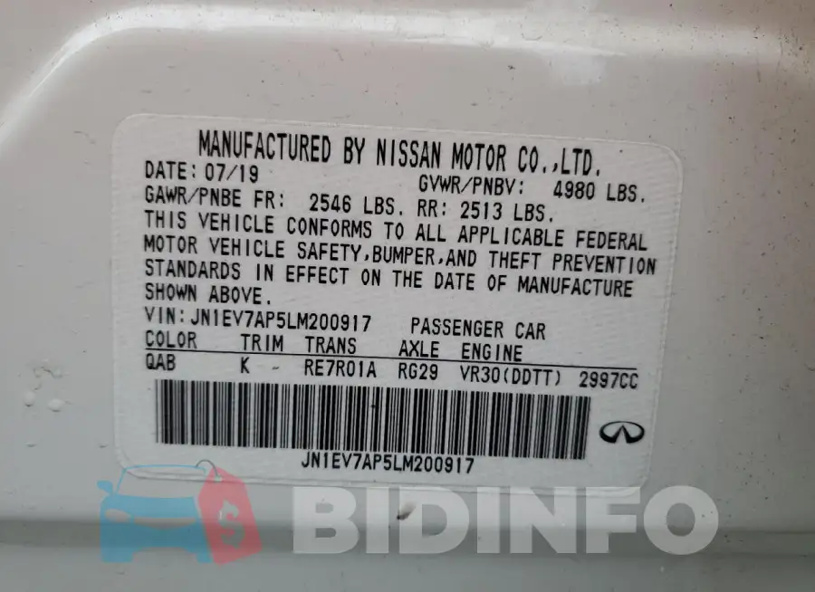 JN1EV7AP5LM200917 Photo# 12