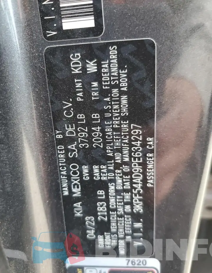 3KPF54AD9PE634297 Photo# 12