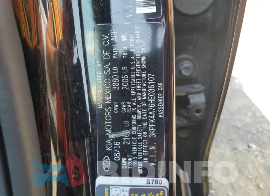 3KPFK4A76HE036107 Photo# 12