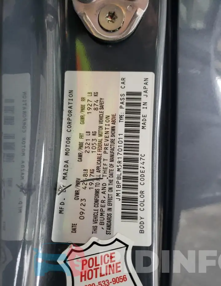 JM1BPBLM5R1701011 Photo# 13