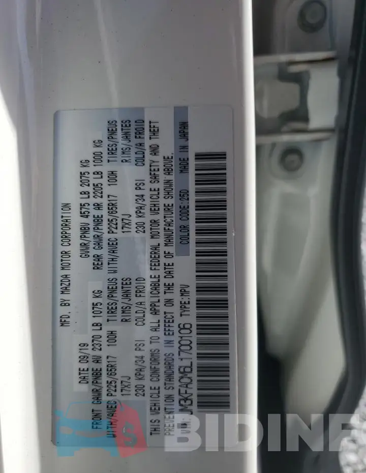 JM3KFACM6L1700106 Photo# 13