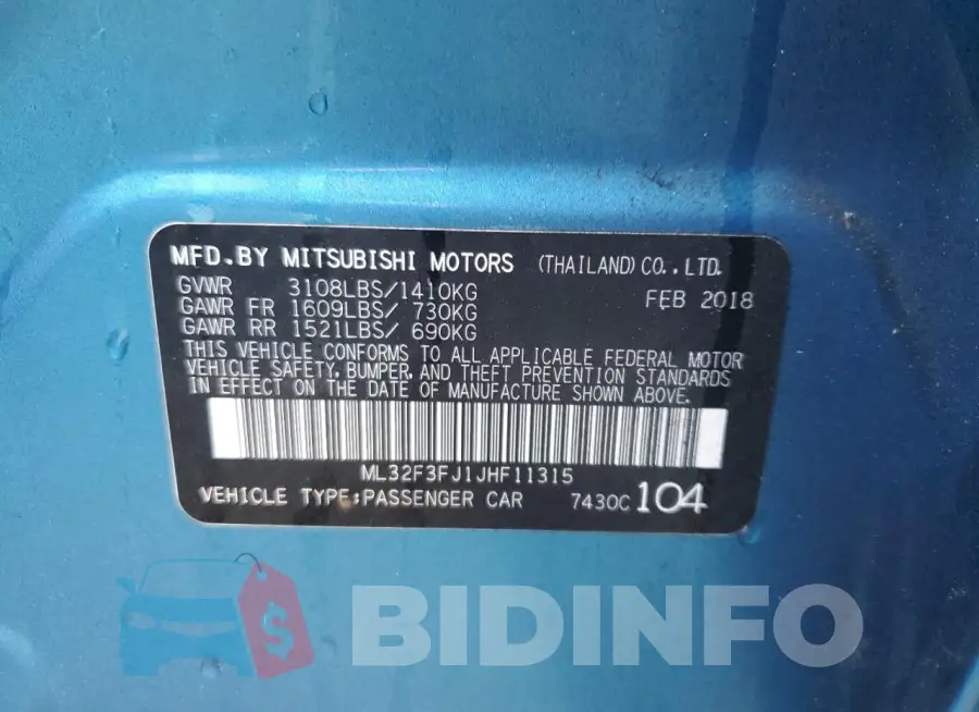 ML32F3FJ1JHF11315 Photo# 12
