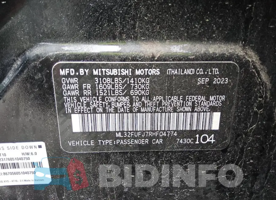 ML32FUFJ7RHF04774 Photo# 12