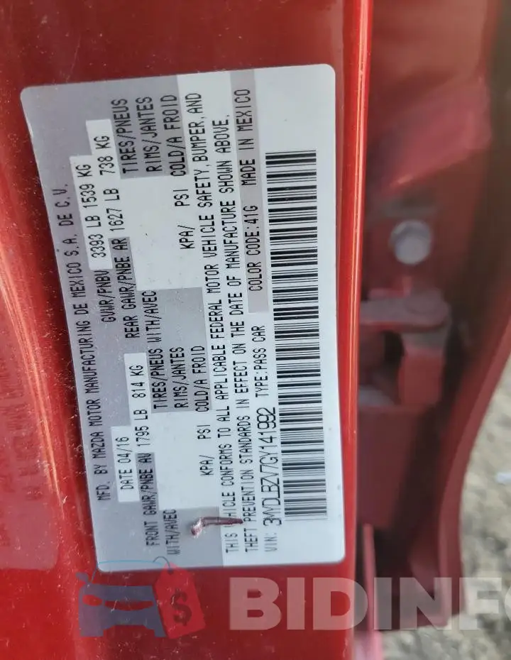 3MYDLBZV7GY141992 Photo# 12
