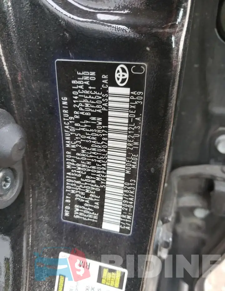 5YFEPRAE5LP078171 Photo# 12