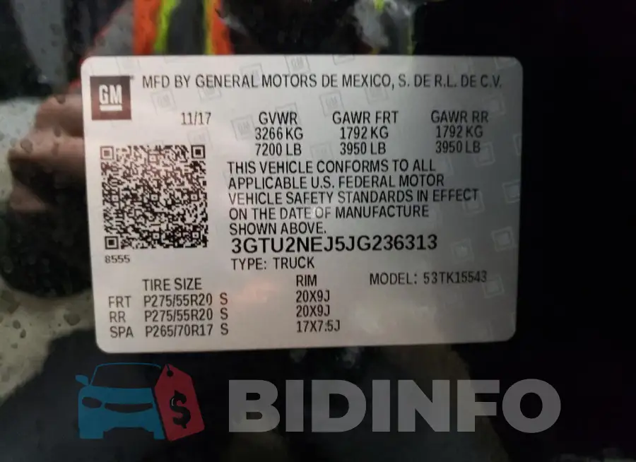 3GTU2NEJ5JG236313 Photo# 12