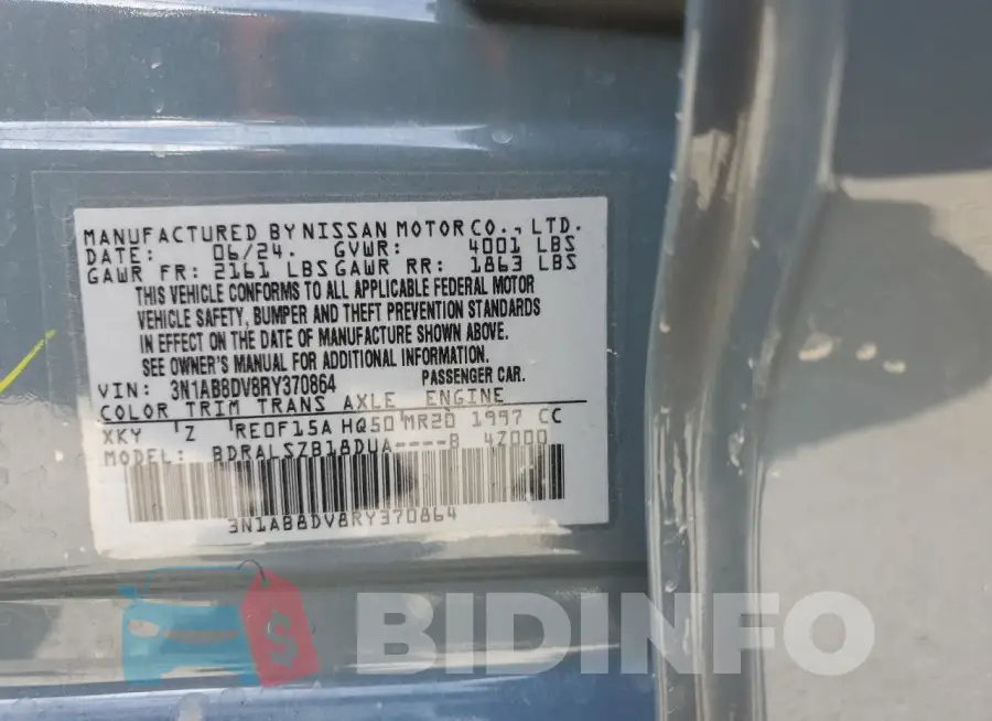 3N1AB8DV8RY370864 Photo# 12