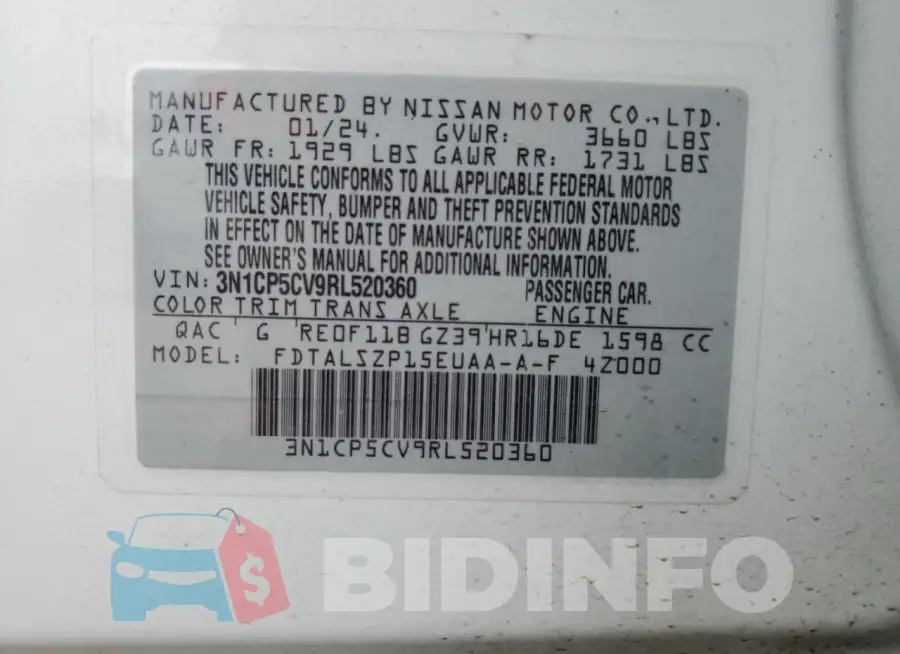 3N1CP5CV9RL520360 Photo# 12