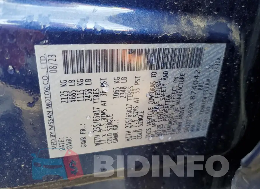 5N1BT3AB3PC874042 Photo# 14