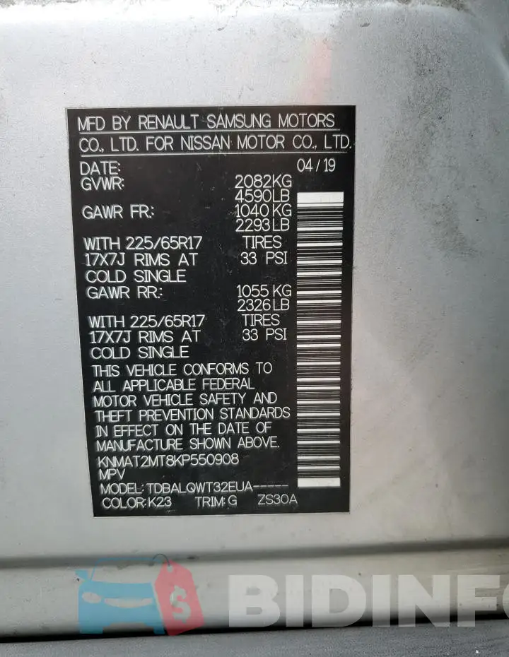 KNMAT2MT8KP550908 Photo# 13