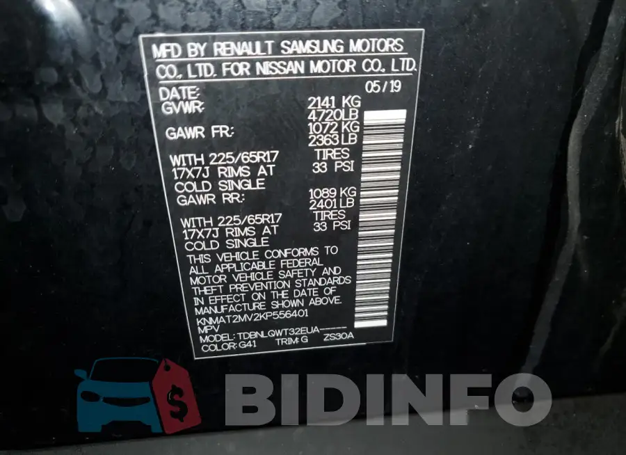 KNMAT2MV2KP556401 Photo# 13