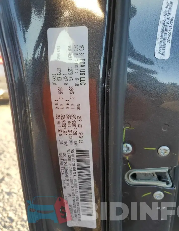 1C4PJLLBXKD248116 Photo# 13