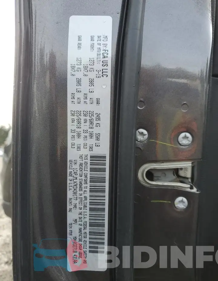 1C4PJMLX7KD430177 Photo# 14