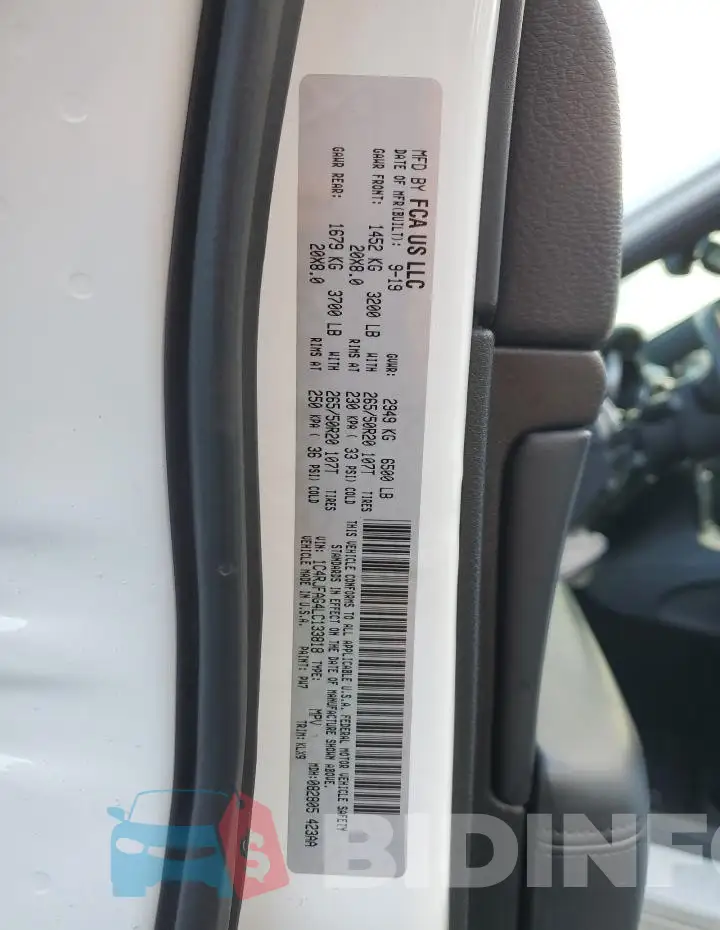 1C4RJFAG4LC133818 Photo# 14