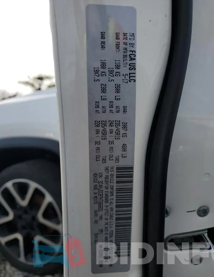 3C4NJDCB7HT666651 Photo# 13